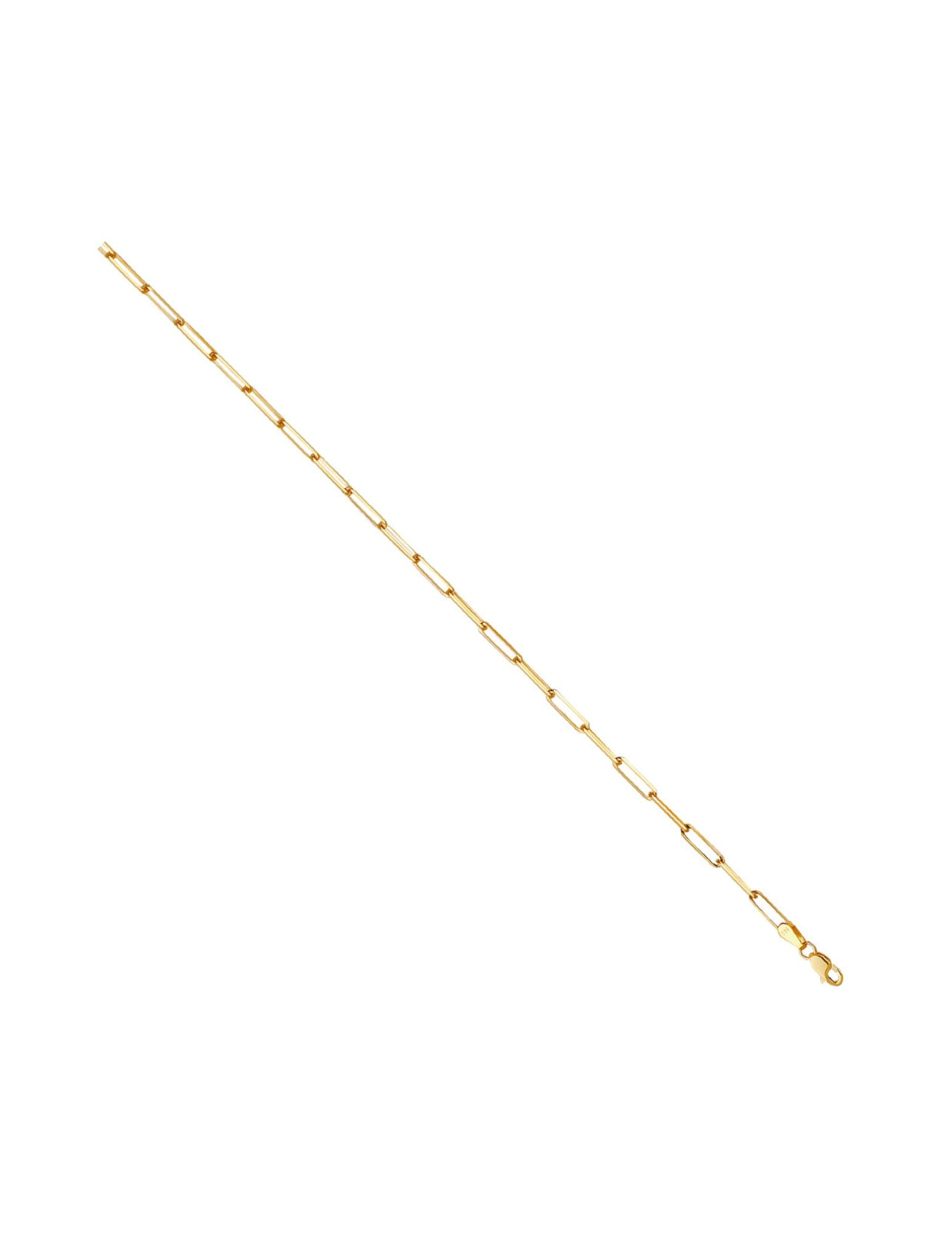 14KY TRIANGLE DC PAPERCLIP CHAIN - 3