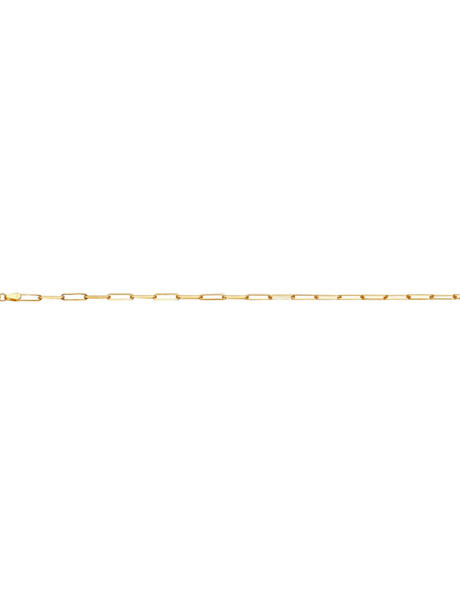 14KY TRIANGLE DC PAPERCLIP CHAIN - 4