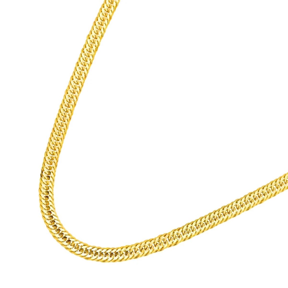 KIHEI CHAIN NECKLACE YG 750: Kihei chain Necklace YG 750 Brand: Unbranded Type/Style: Necklace Material: 750 Yellow Gold, Color: Gold Size: Inner circumference:19.7inch Width:(max.) 3.2mm Accessories: None Accessories Notice: