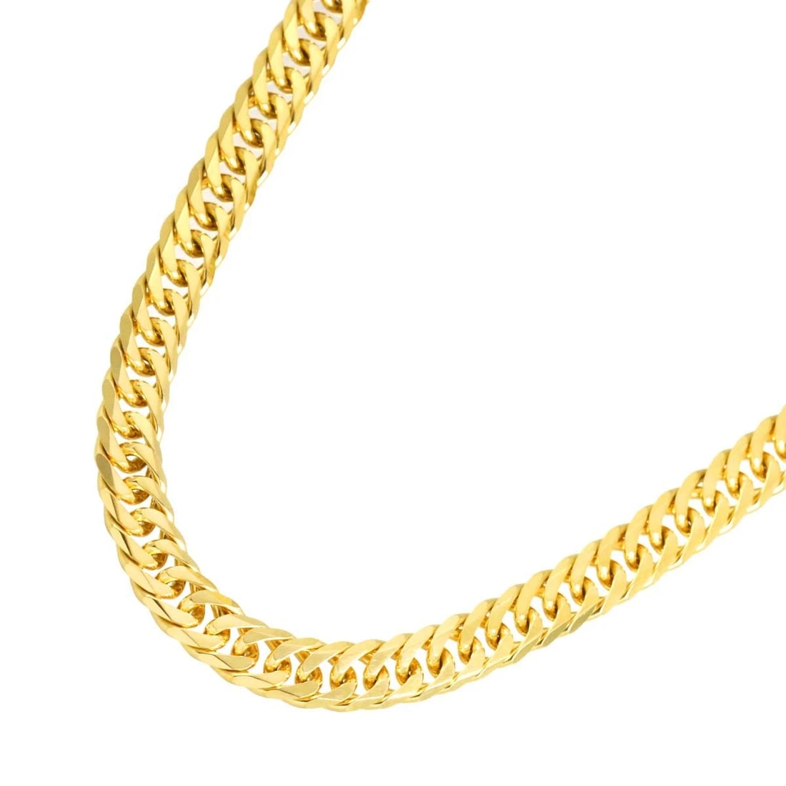 KIHEI CHAIN NECKLACE YG 750: Kihei chain Necklace YG 750 Brand: Unbranded Type/Style: Necklace Material: 750 Yellow Gold, Color: Gold Size: Inner circumference:19.7inch Width:(max.) 5.9mm Accessories: None Accessories Notice: