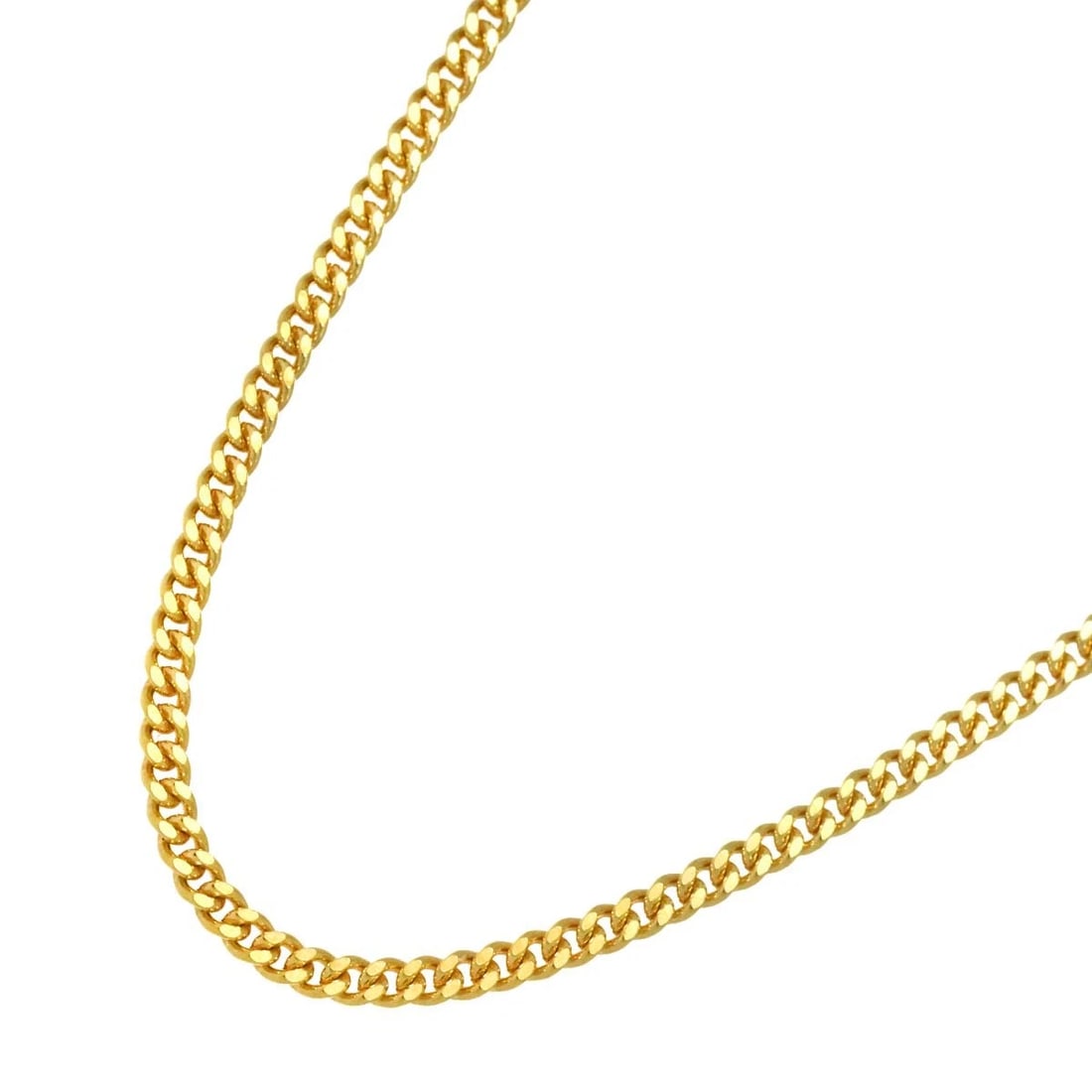 KIHEI CHAIN NECKLACE YG 750: Kihei chain Necklace YG 750 Brand: Unbranded Type/Style: Necklace Material: 750 Yellow Gold, Color: Gold Size: Inner circumference:19.7inch Width:(max.) 2.2mm Accessories: None Accessories Notice: