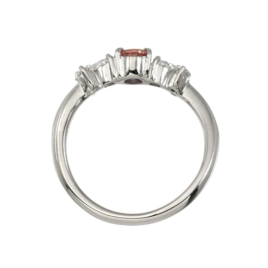 SAPPHIRE DIAMOND RING PLATINUM - 5