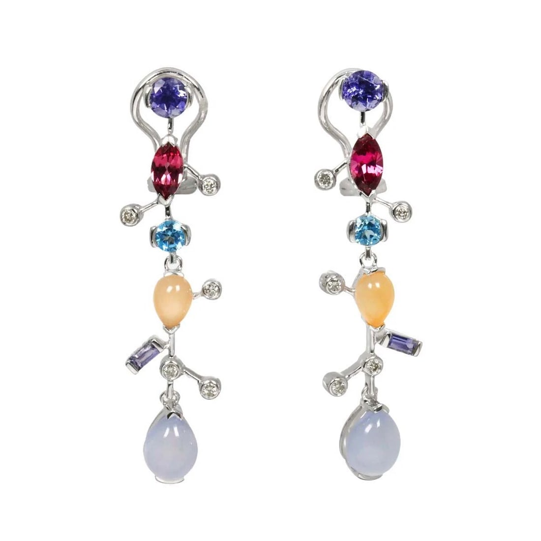 DIAMOND EARRINGS CLIP-ON WG 750 (1 of 4)