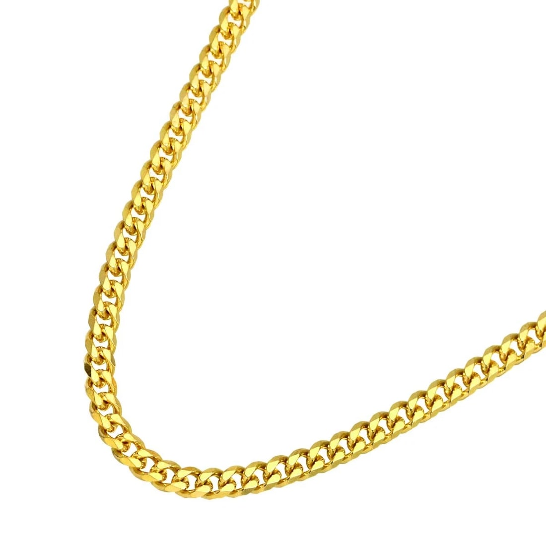 KIHEI CHAIN NECKLACE YG 750: Kihei chain Necklace YG 750 Brand: Unbranded Type/Style: Necklace Material: 750 Yellow Gold, Color: Gold Size: Inner circumference:19.9inch Width:(max.) 3.1mm Accessories: None Accessories Notice: