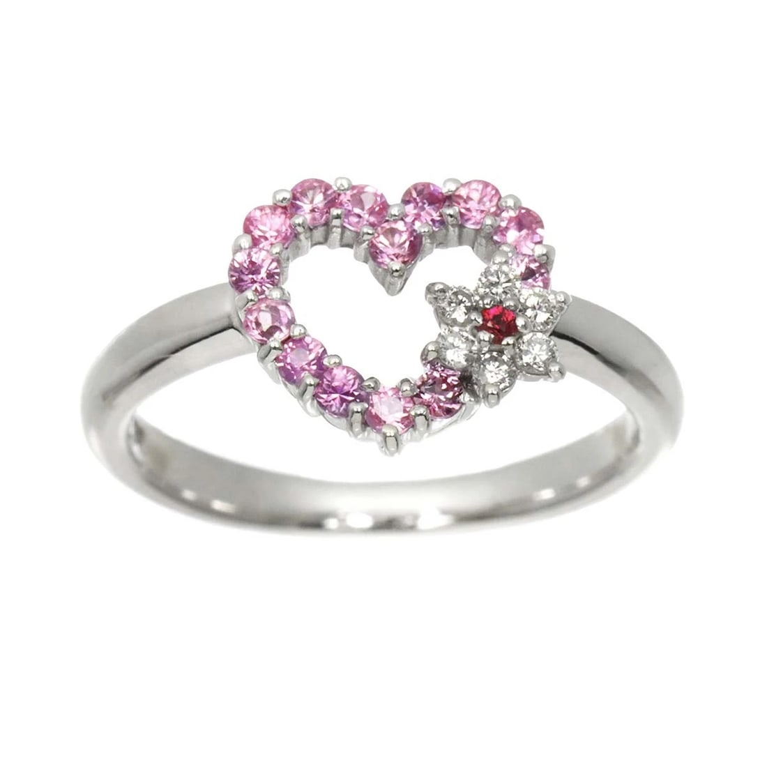 PONTE VECCHIO SAPPHIRE DIAMOND RUBY RING - 2