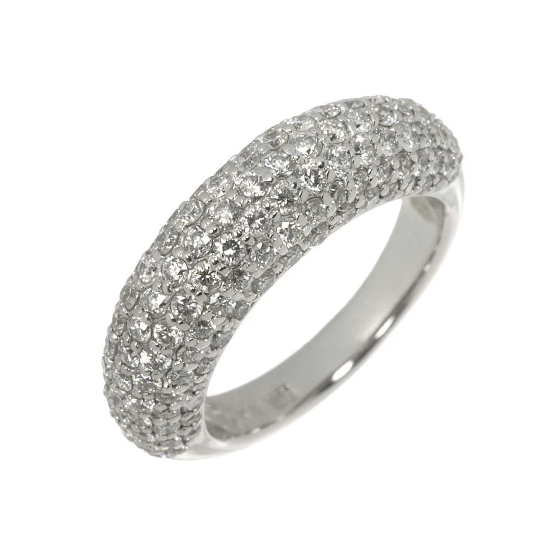 PONTE VECCHIO DIAMOND RING WG 750: Ponte Vecchio Diamond Ring WG 750 Brand: Ponte Vecchio Type/Style: Ring Material: 750 White Gold, Color: White Gold Size: 5-5.25(US) Accessories: None Accessories Notice: When purchasing pre-owned