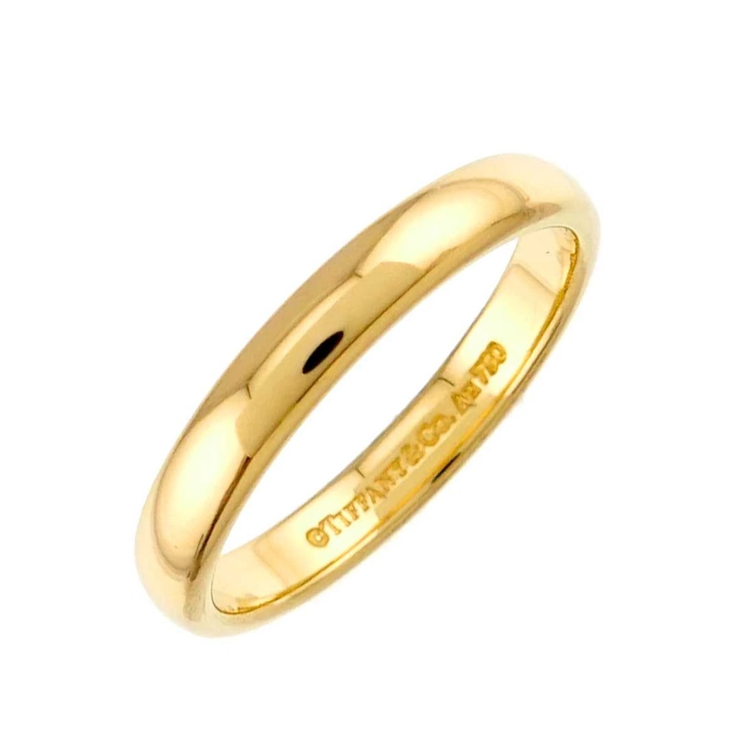 TIFFANY CO. FOREVER BAND RING YELLOW GOLD 750: TIFFANY Co. Forever Band Ring Yellow Gold 750 Brand: TIFFANY Co. Type/Style: Ring Material: 750 Yellow Gold, Color: Gold Size: 6.5-6.75(US) Accessories: None Accessories Notice: When purch