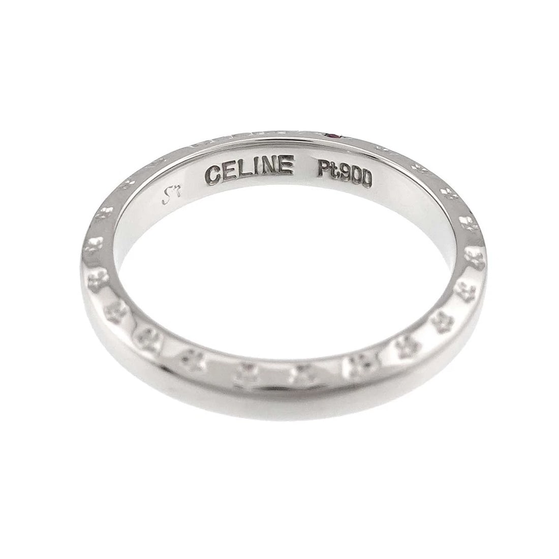 CELINE RUBY RING PT PLATINUM - 4