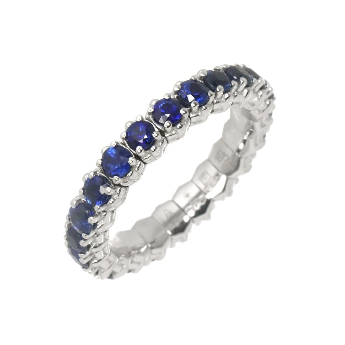 QAYTEN SAPPHIRE RING WG 750: QAYTEN Sapphire Ring WG 750 Brand: QAYTEN Type/Style: Ring Material: 750 White Gold, Main Stone Sapphire Color: White Gold Size: 5.25-8.75(US) Accessories: None Accessories Notice: When pu