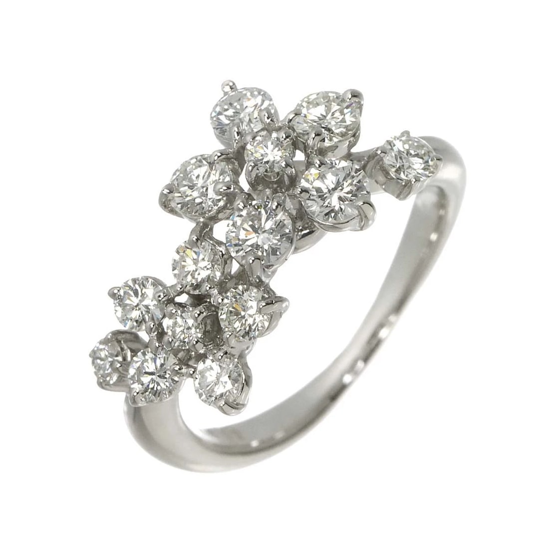 TASAKI DIAMOND RING 18K WHITE GOLD 750: TASAKI Diamond Ring 18K White Gold 750 Brand: TASAKI Type/Style: Ring Material: 750 White Gold, Main Stone Natural Color: White Gold Size: 4(US) Accessories: None Accessories Notice: When purchasing