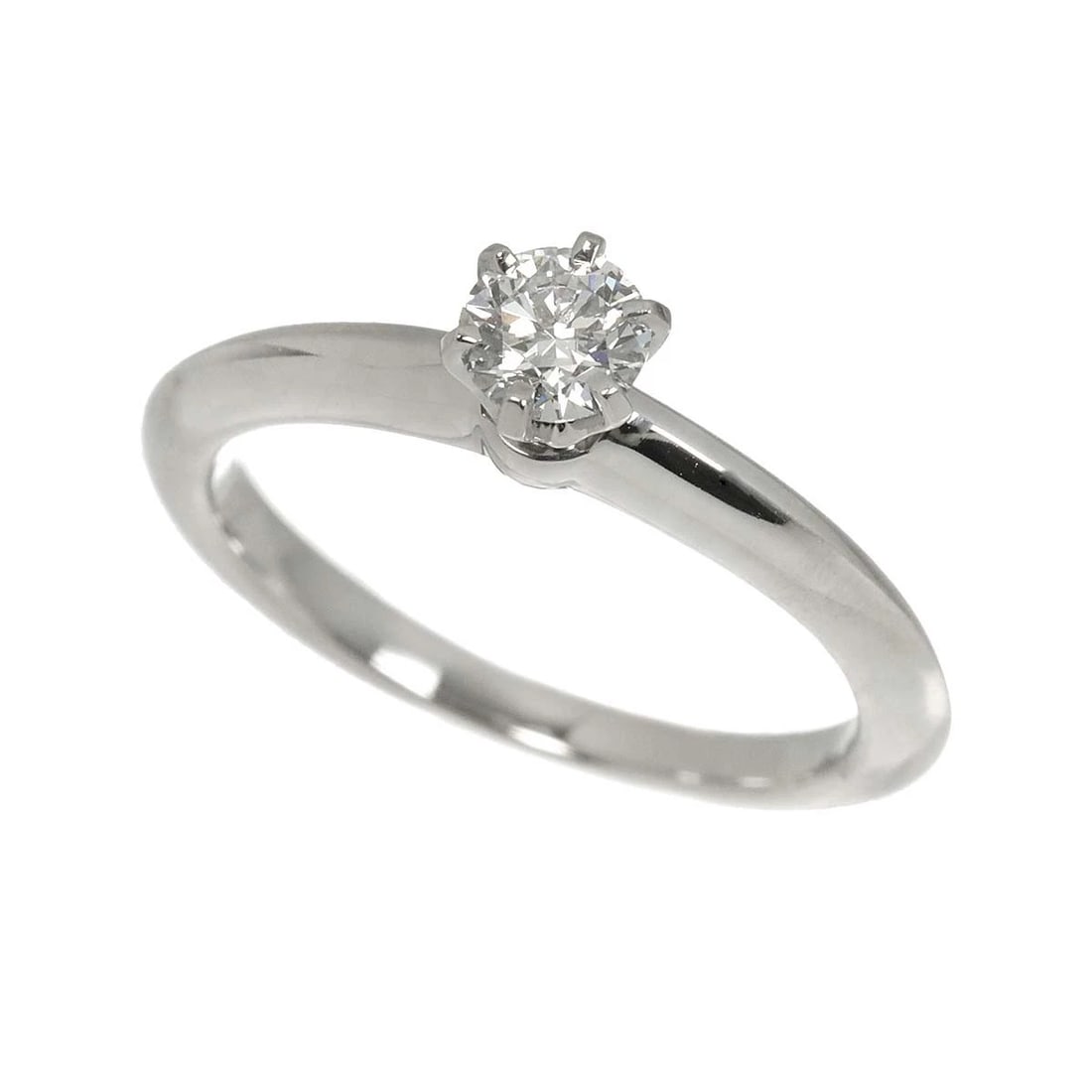 TIFFANY CO. DIAMOND RING PT - 4