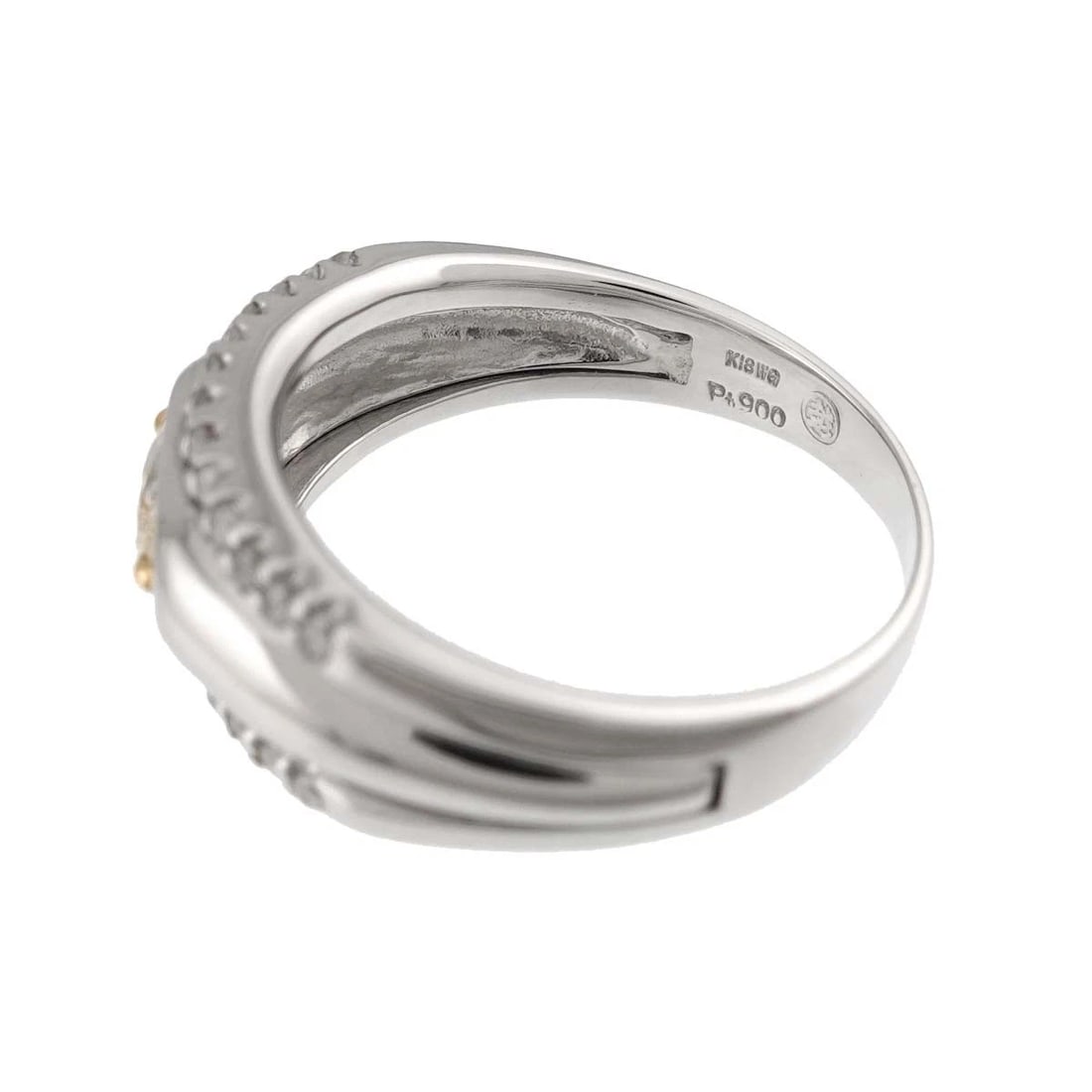 DIAMOND RING WG PT750 - 4