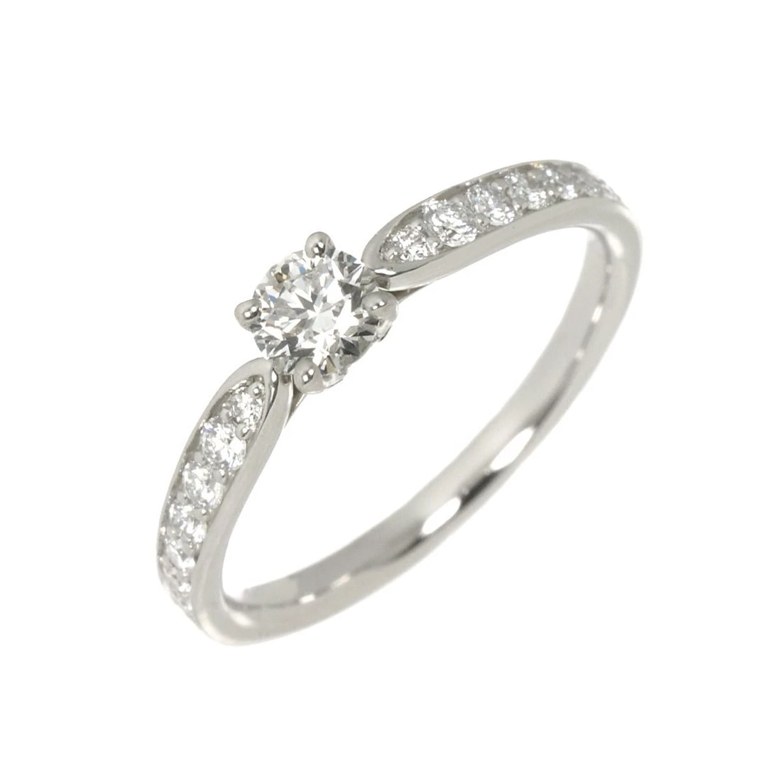 TIFFANY CO. HARMONY DIAMOND RING PT: TIFFANY Co. Harmony Diamond Ring Pt Brand: TIFFANY Co. Type/Style: Ring Material: Pt950, Main Stone Natural Color: Platinum Size: 4.75-5(US) Accessories: None Accessories Notice: When purc