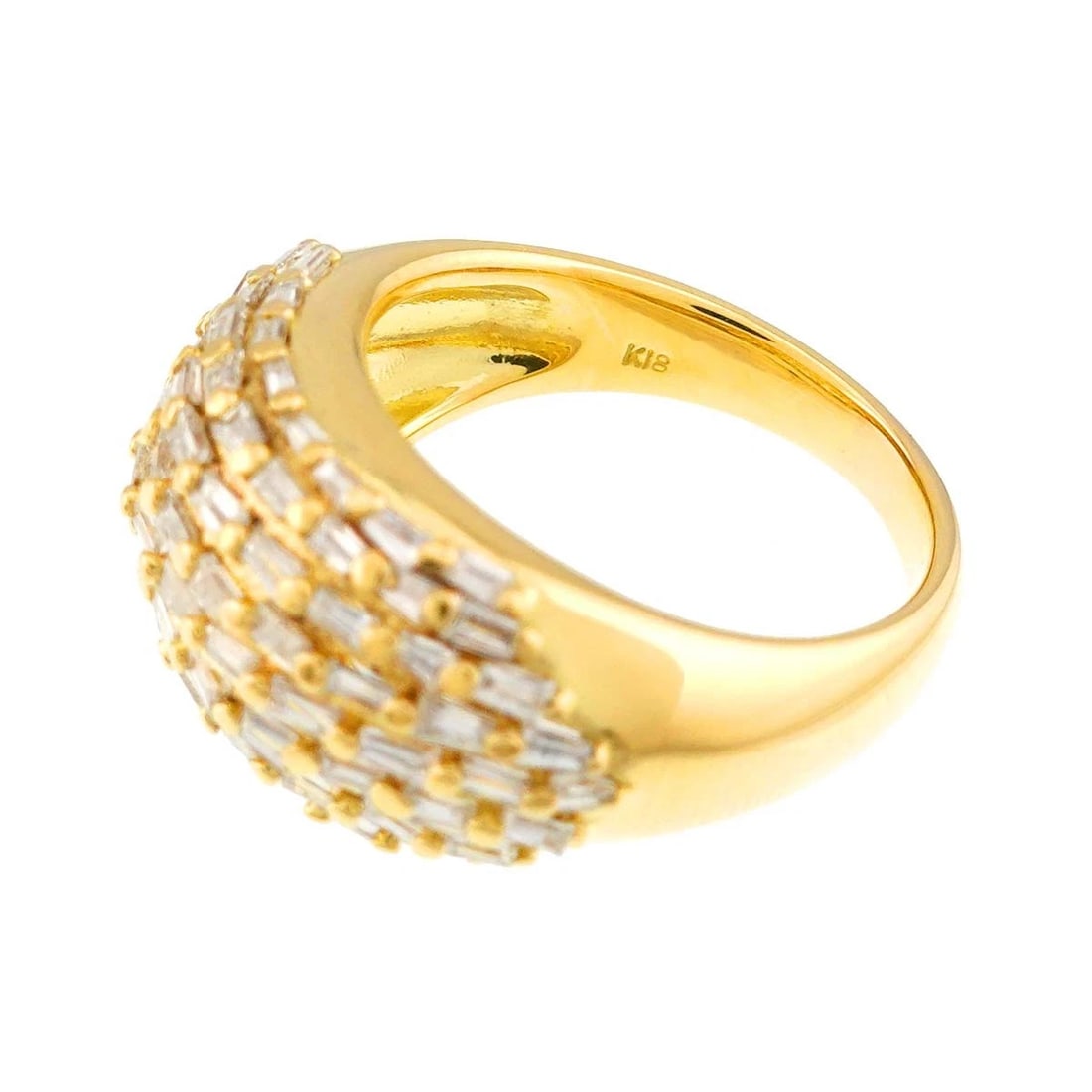 DIAMOND RING YG 750 - 4