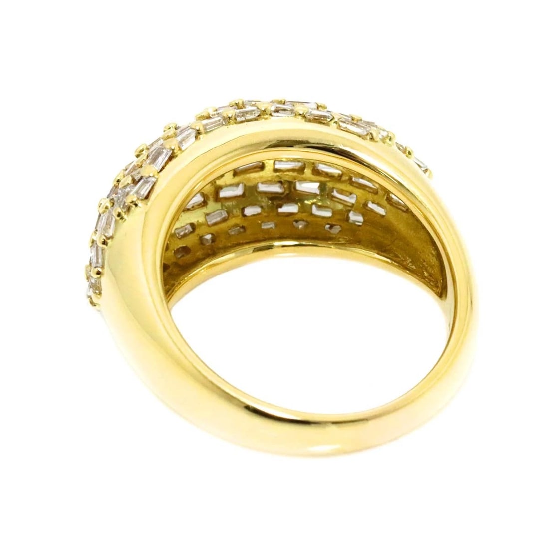 DIAMOND RING YG 750 - 5