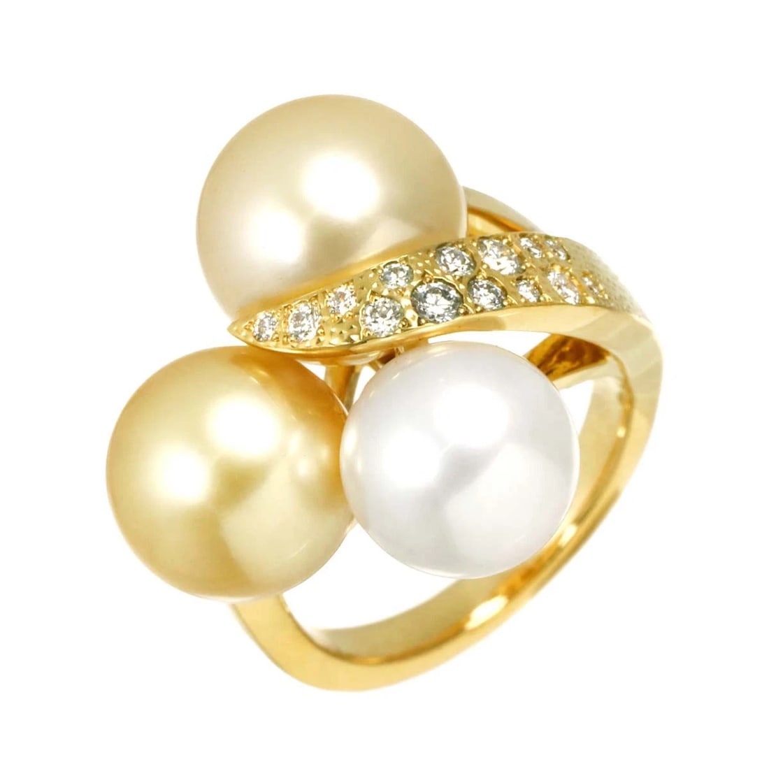 TASAKI SOUTH SEA PEARL DIAMOND RING YG 750: TASAKI South Sea pearl Diamond Ring YG 750 Brand: TASAKI Type/Style: Ring Material: 750 Yellow Gold, Color: Yellow Gold Size: 6.25-6.5(US) Accessories: None Accessories Notice: When purchasing