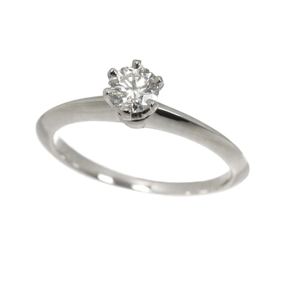 TIFFANY CO. DIAMOND RING PT - 4