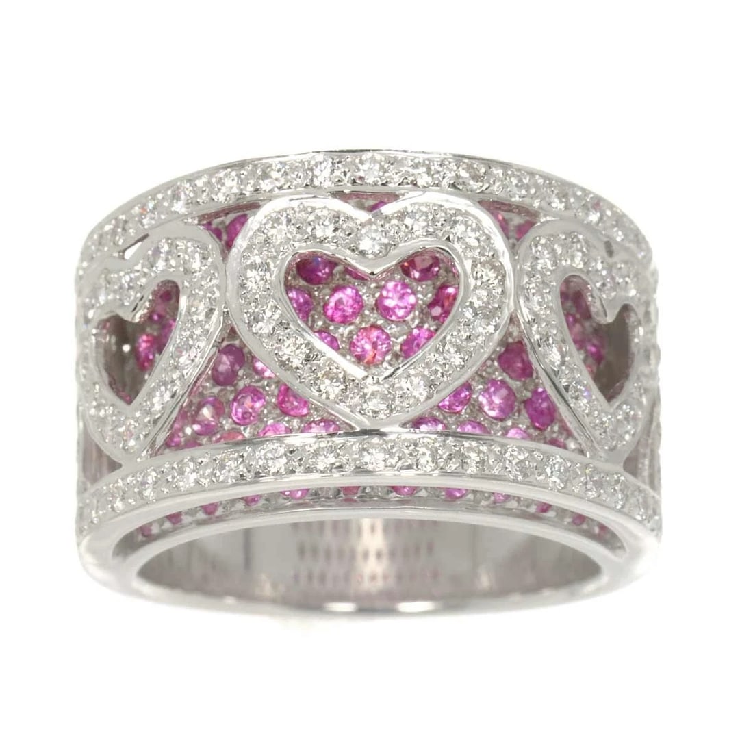 AREZZO SAPPHIRE DIAMOND RING - 2