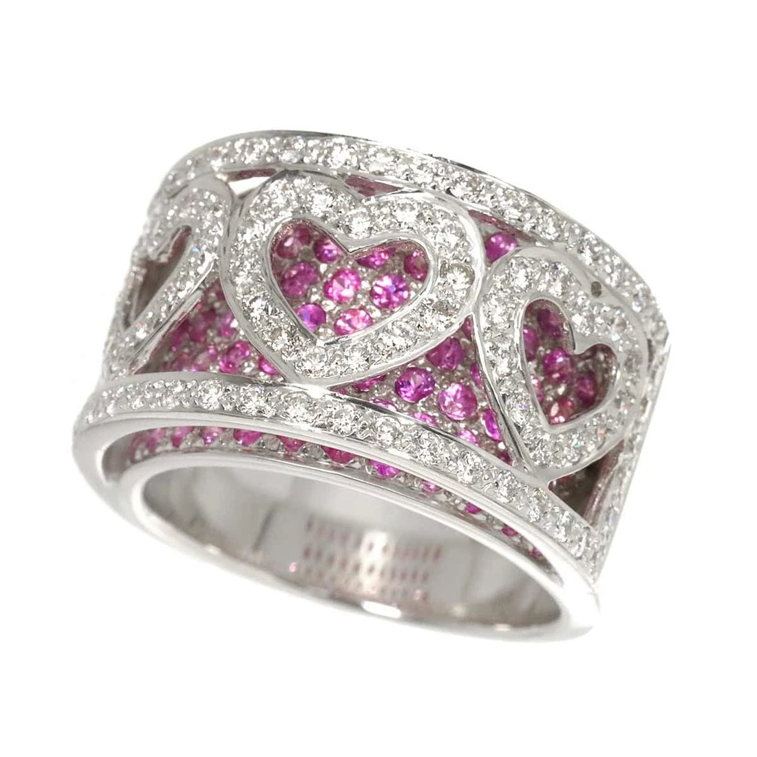 AREZZO SAPPHIRE DIAMOND RING - 3