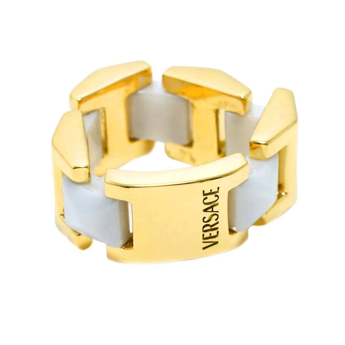 VERSACE RING CERAMIC YG 750 - 3