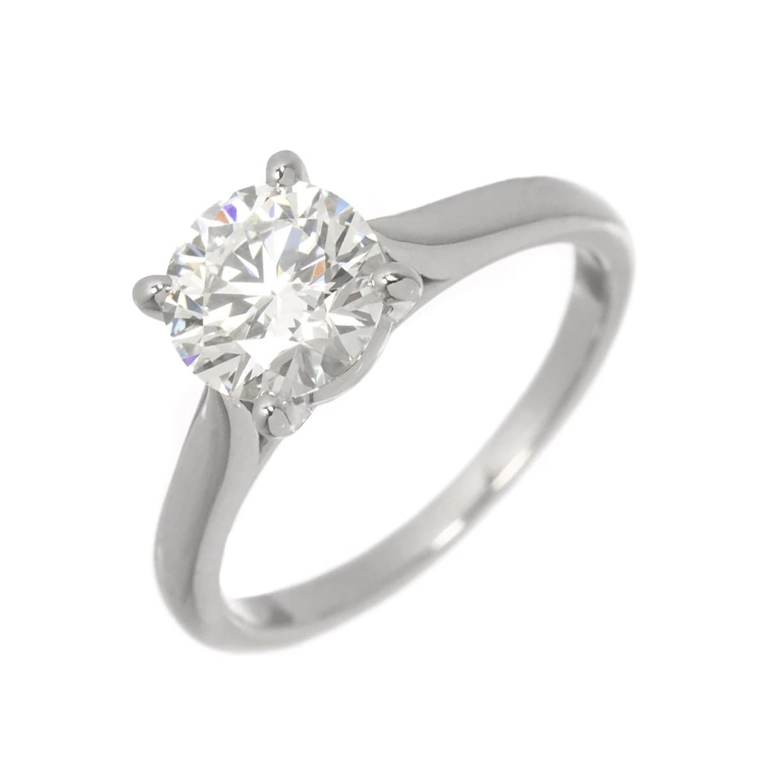 CARTIER DIAMOND RING PLATINUM: Cartier Diamond Ring Platinum Brand: Cartier Type/Style: Ring Material: Pt950, Main Stone Natural Color: Platinum Size: 3.75-4(US) Accessories: None Accessories Notice: When purchasing pre