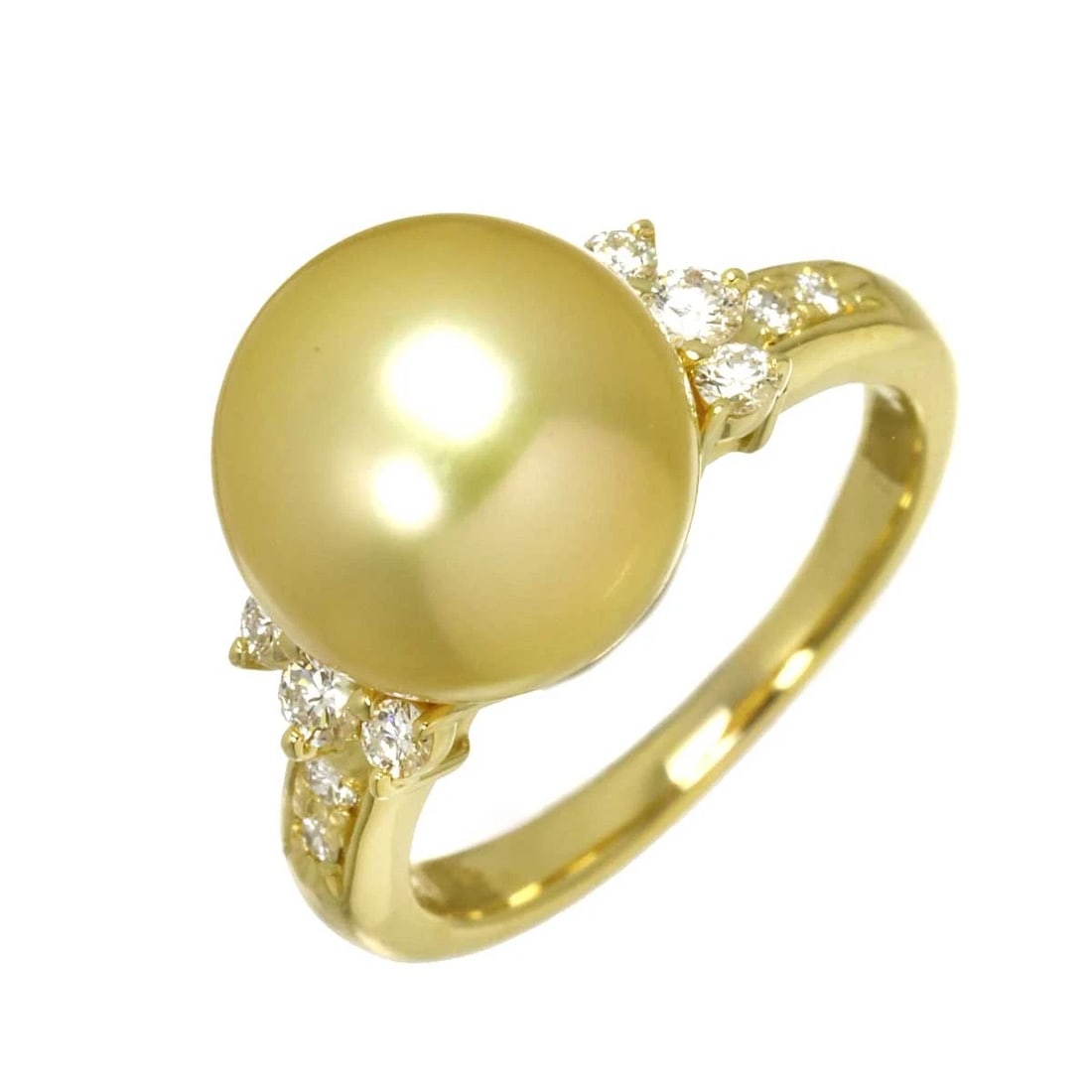 TASAKI SOUTH SEA PEARL DIAMOND RING YG 750: TASAKI South Sea pearl Diamond Ring YG 750 Brand: TASAKI Type/Style: Ring Material: 750 Yellow Gold, Color: Yellow Gold Size: 5.5-5.75(US) Accessories: None Accessories Notice: When purchasing