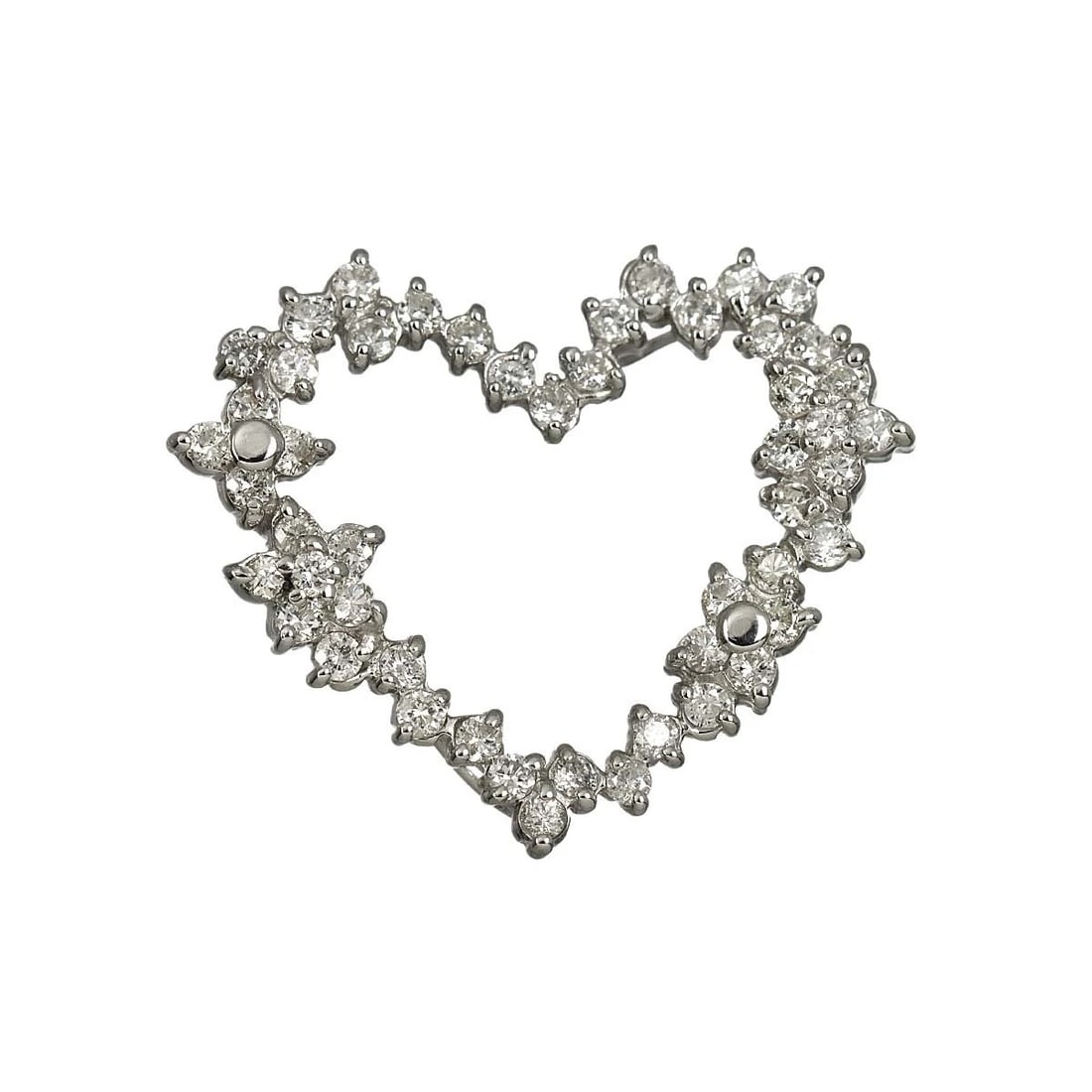 DIAMOND PENDANT TOP WHITE GOLD 750: Diamond Pendant Top White Gold 750 Brand: Unbranded Type/Style: Pendant Material: 750 White Gold, Color: White Gold Size: W 22.6 x H 23.2mm(full length) Thickness:2.7mm bail:(inside dimension) W 2 x