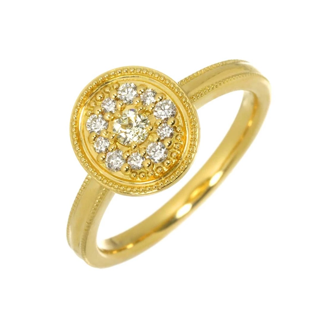 DIAMOND RING YELLOW GOLD 750: Diamond Ring Yellow Gold 750 Brand: Unbranded Type/Style: Ring Material: 750 Yellow Gold, Main Stone Natural Color: Yellow Gold Size: 6-6.25(US) Accessories: None Accessories Notice: When purchasing