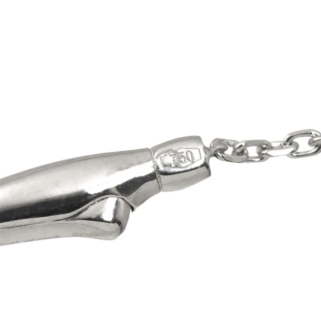 RUBY DIAMOND NECKLAC WHITE GOLD 750 - 5