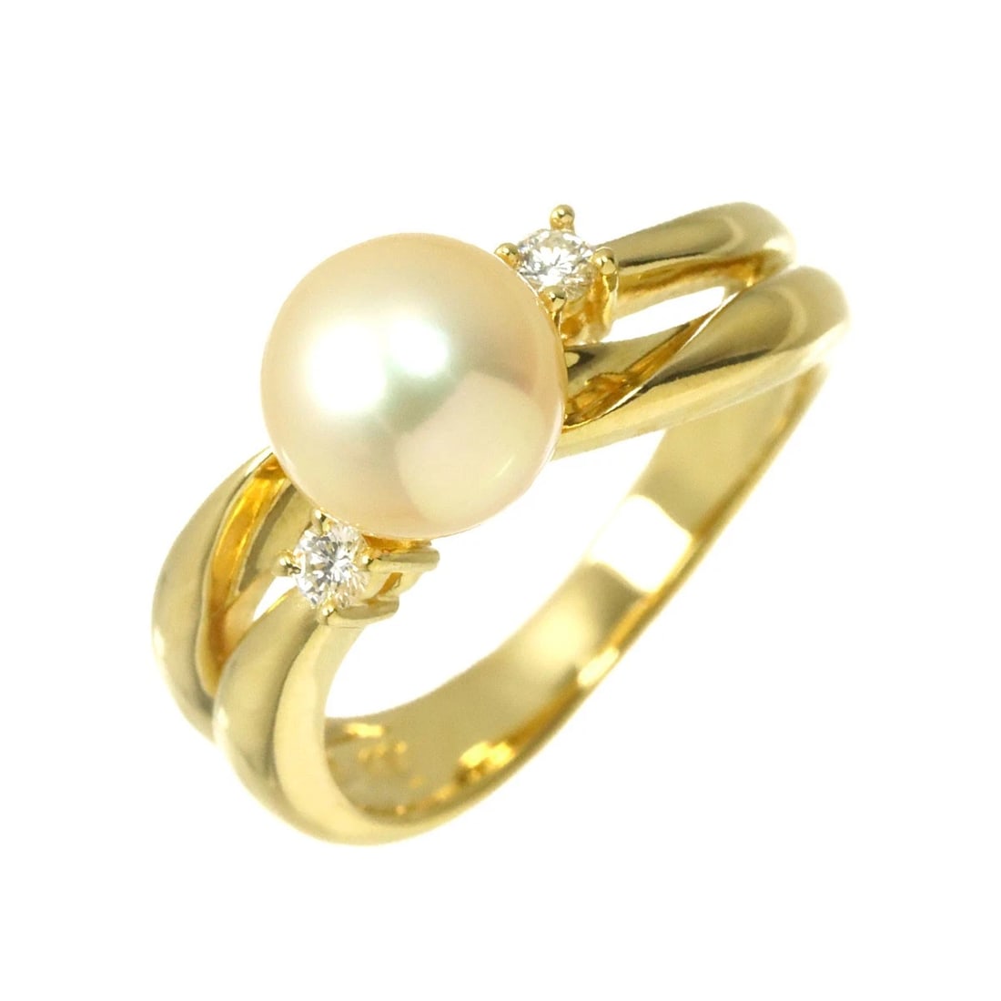 TASAKI AKOYA PEARL DIAMOND RING YG: TASAKI Akoya Pearl Diamond Ring YG Brand: TASAKI Type/Style: Ring Material: 750 Yellow Gold, Color: Yellow Gold Size: 5.25(US) Accessories: None Accessories Notice: When purchasing pre-owned goods,