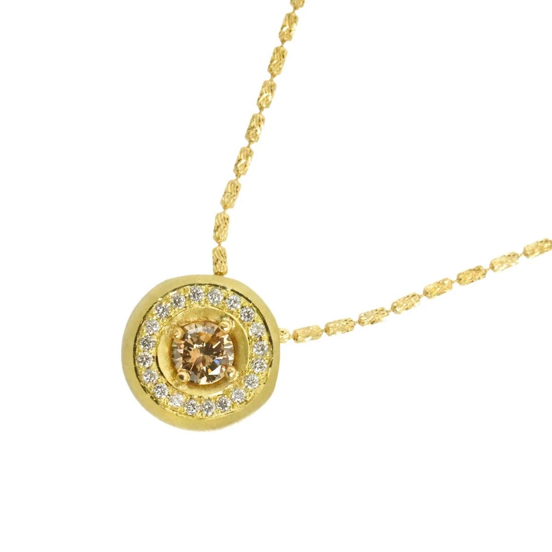 DIAMOND NECKLACE YELLOW GOLD 750: Diamond Necklace Yellow Gold 750 Brand: Unbranded Type/Style: Necklace Material: 750 Yellow Gold, Main Stone Natural Color: Yellow Gold Size: internal circumference of the chain:17.3inch(Adjustable) T