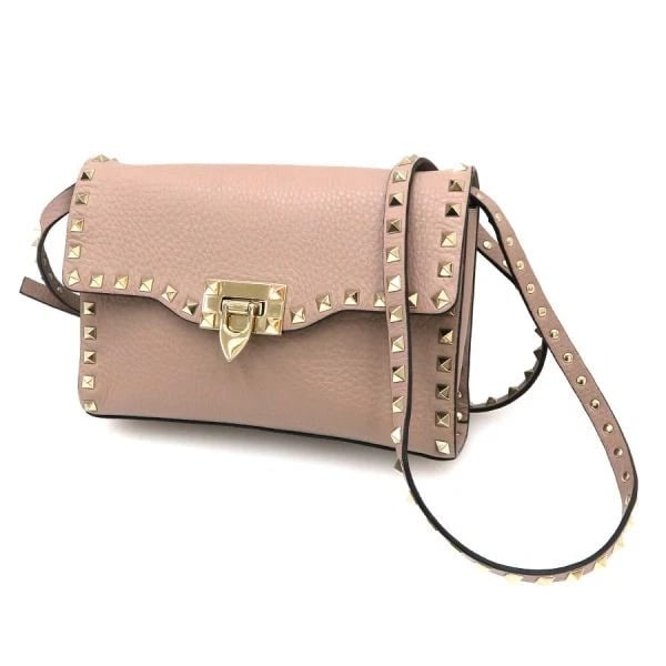 VALENTINO GARAVANI SHOULDER BAG: Valentino Garavani Shoulder Bag Brand: Valentino Type/Style: Shoulder Bag Material: None Color: Beige Size: W: 23 x H: 16.5 x D: 6 Accessories: None Accessories Notice: When purchasing pre-owned