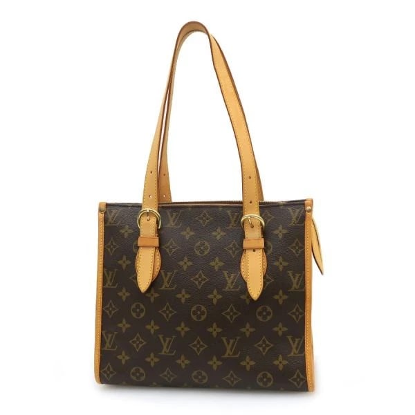 LOUIS VUITTON POPINCOURT HAUT SHOULDER TOTE BAG: LOUIS VUITTON Popincourt Haut Shoulder Tote Bag Brand: LOUIS VUITTON Type/Style: Tote Bag Material: PVC coated canvas Color: Brown Size: W:27 ? H:23 Accessories: None Accessories Notice: When