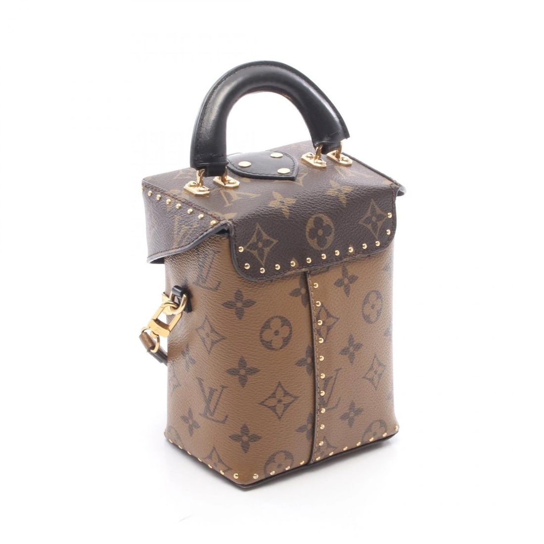 LOUIS VUITTON CAMERA BOX MONOGRAM REVERSE 2WAY HANDBAG - 2