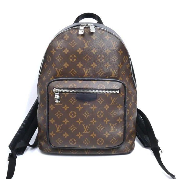 LOUIS VUITTON JOSH NV MONOGRAM MACASSAR BACKPACK: LOUIS VUITTON Josh NV Monogram Macassar Backpack Brand: Louis Vuitton Type/Style: Backpack Material: Monogram Macassar Canvas Color: None Size: Approximately W32cm x H40cm x D13cm (W12.6inch x