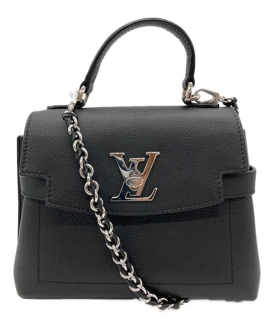 LOUIS VUITTON 2WAY HANDBAG: Louis Vuitton 2way Handbag Brand: LOUIS VUITTON Type/Style: Handbag Material: None Color: Black Size: Height: approx. 5.9 inches (15 cm) Width: approx. 8.3 inches (21 cm) Depth: approx. 3.9 inches