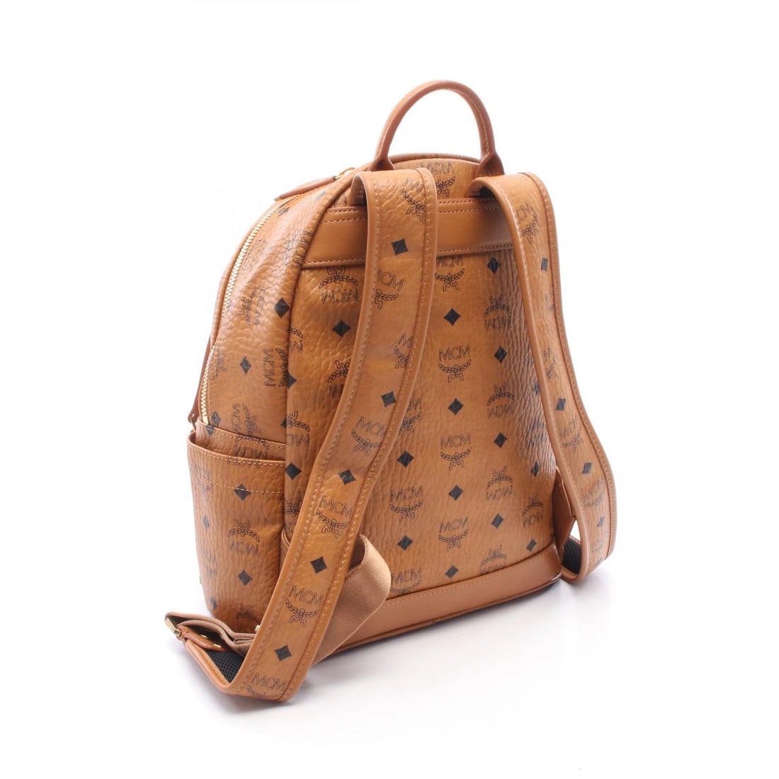 MCM VISETOS MONOGRAM LEATHER CANVAS BACKPACK - 2