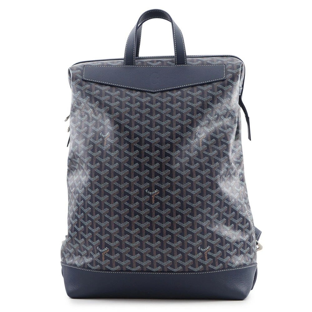 GOYARD CISALPIN GOYARDINE CANVAS LEATHER BACKPACK (1 of 3)