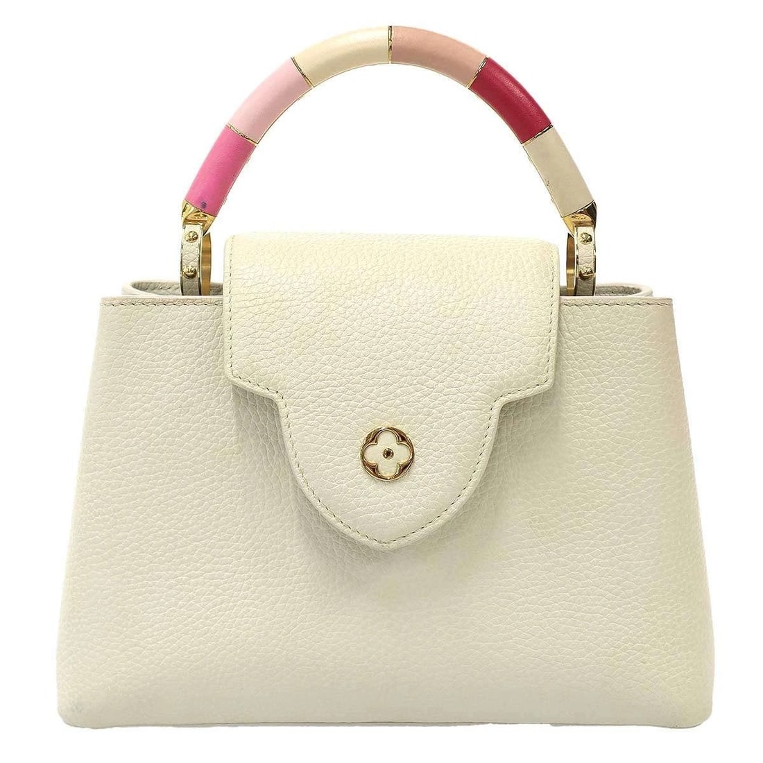 LOUIS VUITTON CAPUCINES BB TAURILLON LEATHER SHOULDER HANDBAG (1 of 4)