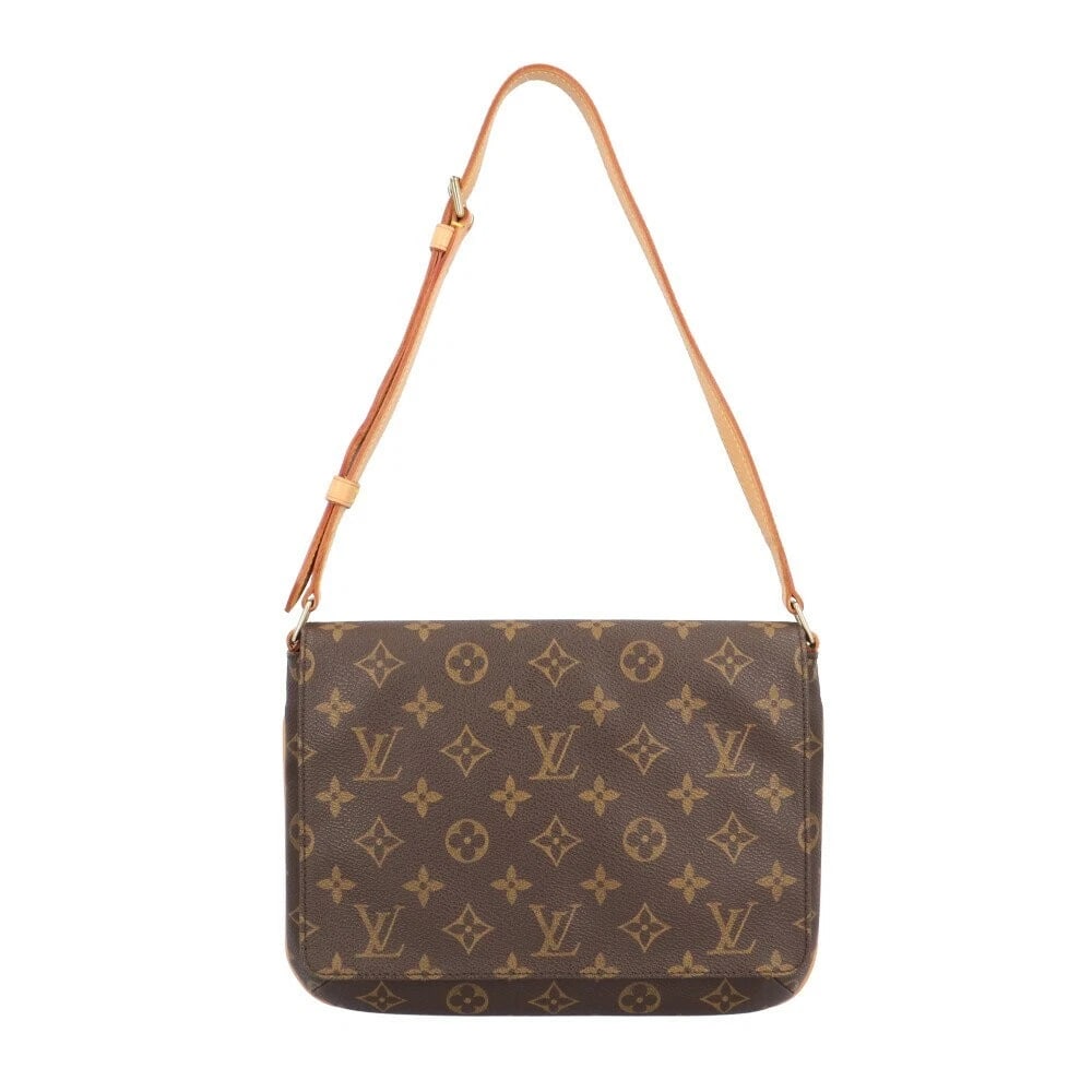 LOUIS VUITTON MUSETTE TANGO MONGRAM SHOULDER BAG BROWN: LOUIS VUITTON Musette Tango Mongram Shoulder bag BRown Brand: Louis Vuitton Type/Style: Shoulder Bag Material: (Main Fabric) Monogram Canvas Color: Brown Size: W approx. 26 cm x H approx. 19 cm x D