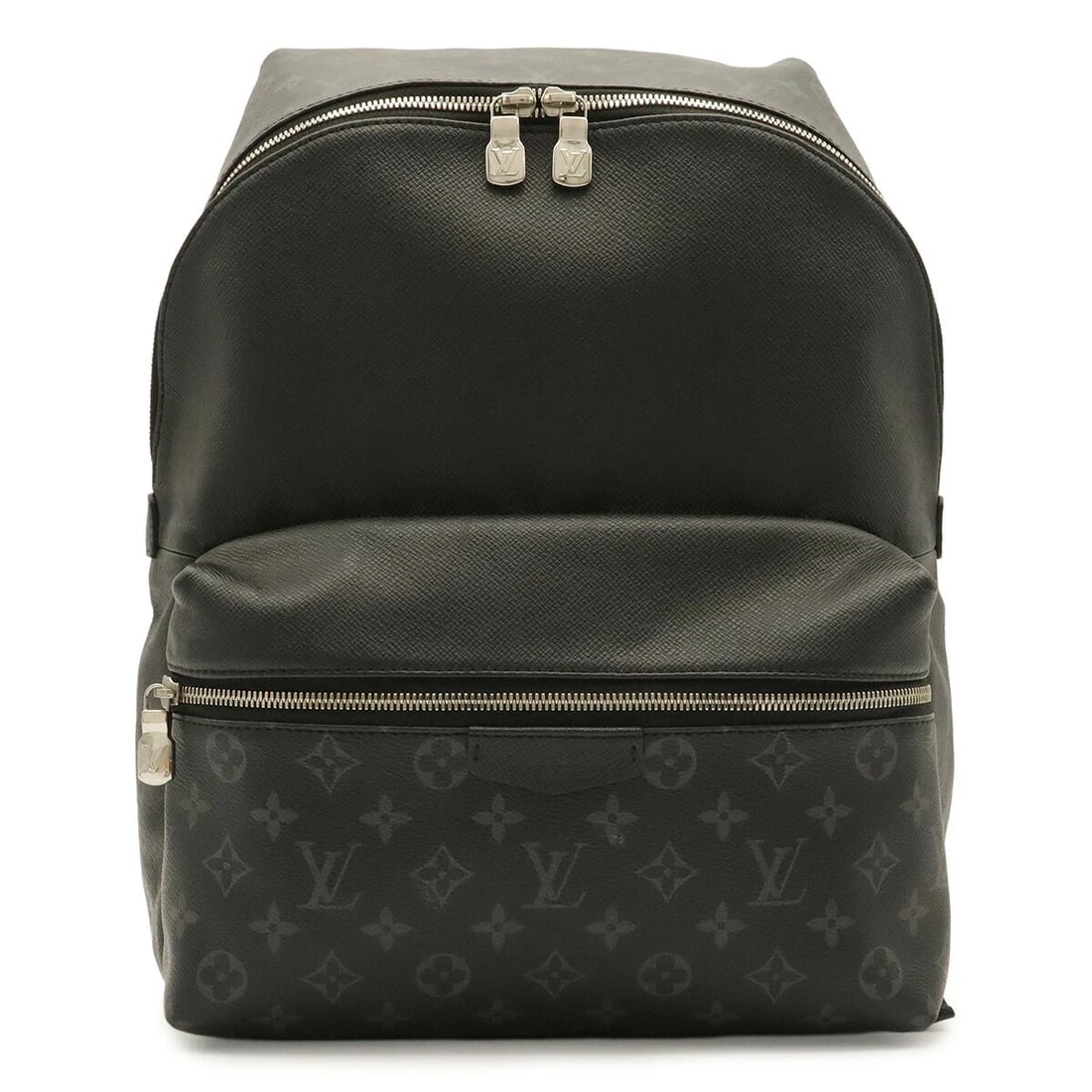 LOUIS VUITTON LOUIS VUITTON TAIGARAMA MONOGRAM ECLIPSE DISCOVERY BACKPACK: Louis Vuitton Louis Vuitton Taigarama Monogram Eclipse Discovery Backpack Brand: Louis Vuitton Type/Style: Backpack Material: Monogram Eclipse Canvas / Taiga Leather Color: Black/Gray Size: W29.5cm x 