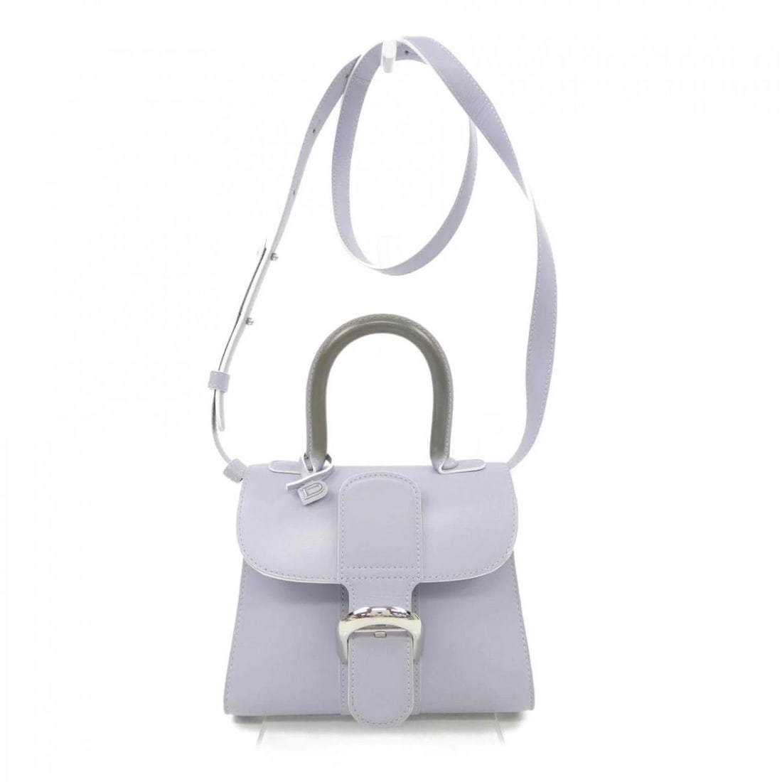 DELVAUX SHOULDER BAG BRILLANT MINI BOX CALF LEATHER HANDBAG: Delvaux Shoulder Bag Brillant Mini Box Calf Leather Handbag Brand: Delvaux Type/Style: Top Handle Bag Material: Box Calf Leather Color: Purple Size: Width (maximum): approx. 7.9 inches (20 cm) Height: