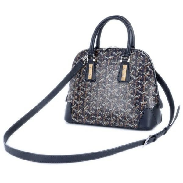 GOYARD VENDOME MINI HANDBAG: GOYARD Vendome Mini Handbag Brand: Goyard Type/Style: Handbag Material: None Color: Black Size: W23cm?H18.5cm?D10.5cm Accessories: None Accessories Notice: When purchasing pre-owned goods,