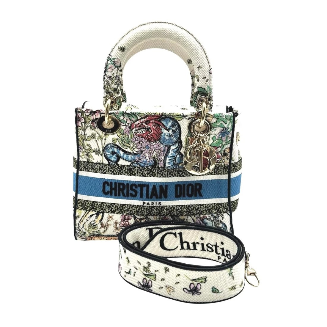 DIOR HANDBAG CANVAS MULTICOLOR 2WAY SHOULDER BAG: Dior Handbag Canvas Multicolor 2way Shoulder Bag Brand: Christian Dior Type/Style: Top Handle Material: Canvas Color: Multicolor Size: Width: 9.45 inches (24 cm) Height: 7.87 inches (20 cm) Depth: 4.5