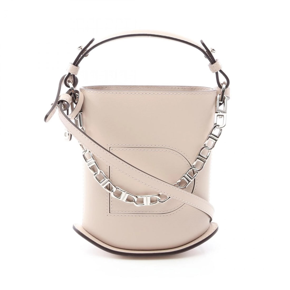 DELVAUX PIN TOY ECLAT BEIGE LEATHER 2WAY TOP HANDLE SHOULDER CROSSBODY BAG: DELVAUx Pin Toy Eclat Beige Leather 2Way Top Handle Shoulder Crossbody Bag Brand: Delvaux Type/Style: Satchel/Top Handle Bag Material: Leather Color: Beige Size: Approximately W 15cm x H 16cm x D 6cm 