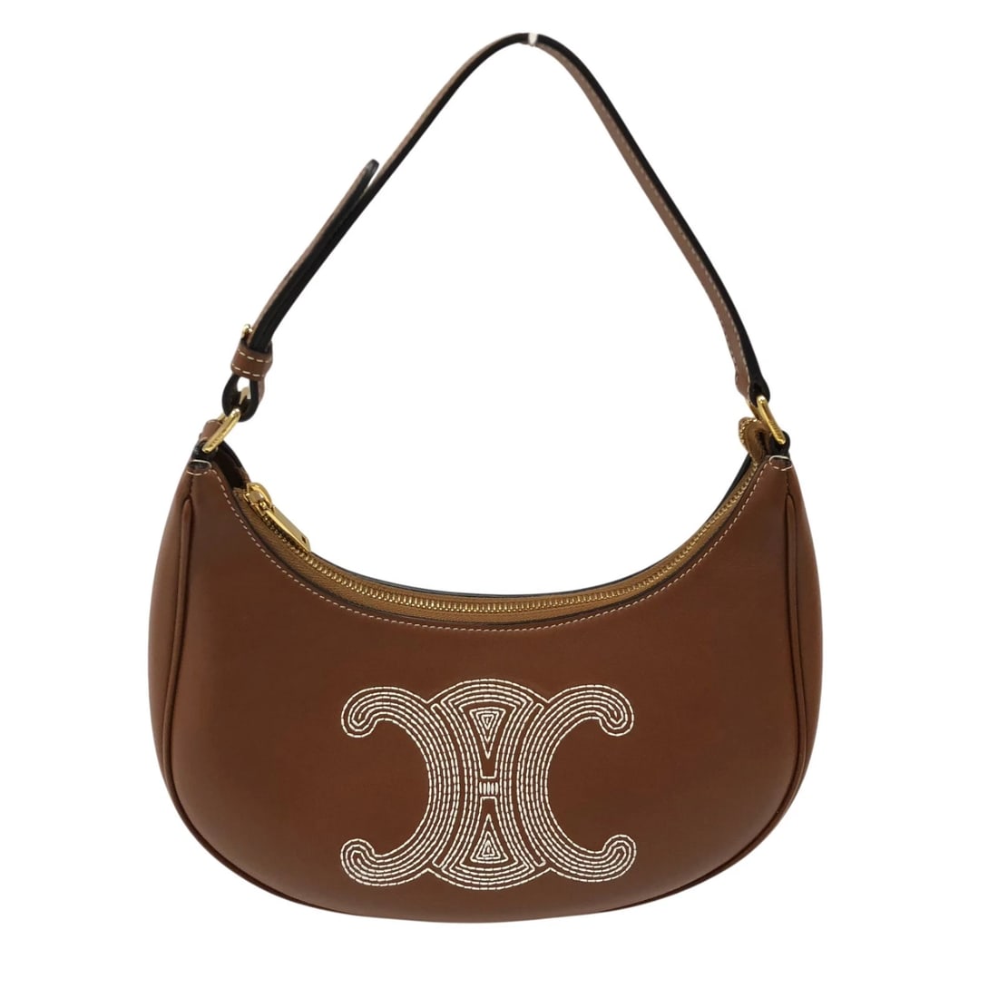 CELINE AVA MEDIUM BAG TAN SMOOTH CALFSKIN LEATHER SHOULDER HANDBAG: Celine Ava Medium Bag Tan Smooth Calfskin Leather Shoulder Handbag Brand: CELINE Type/Style: Handbag Material: Smooth Calfskin Leather Color: Tan Size: Width: approx. 9.4 inches (24 cm) Height: