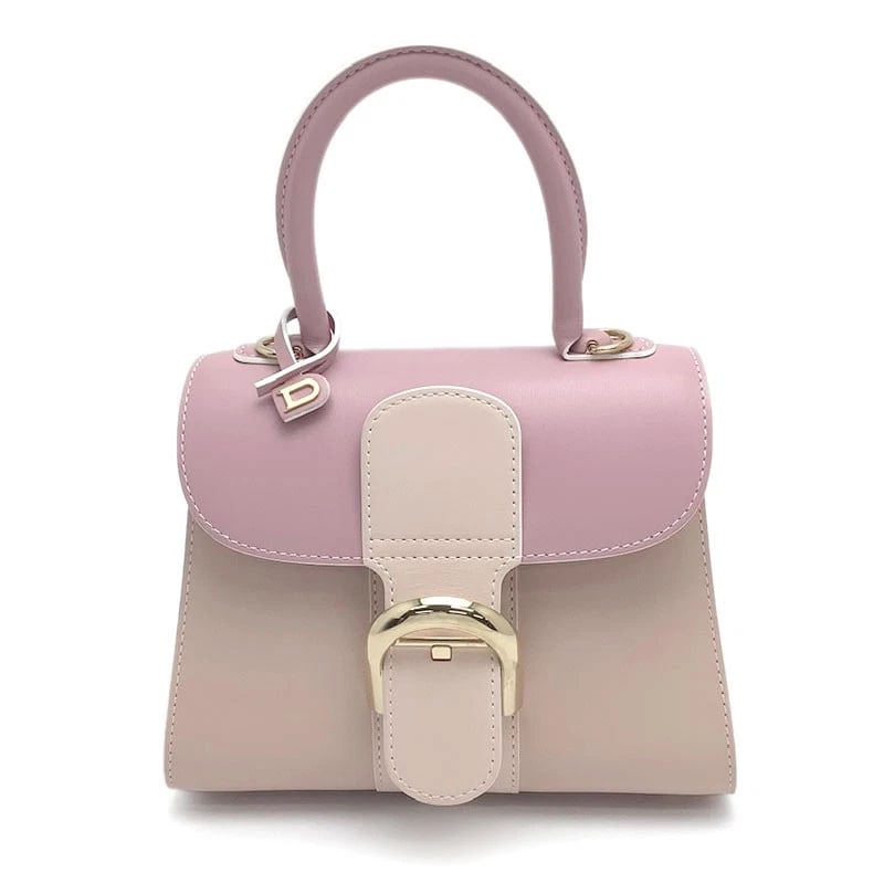DELVAUX 2WAY HANBAG BRILLANT MINI ROSE DOLL BOX: DELVAUx 2way Hanbag Brillant Mini Rose Doll Box Brand: DELVAUx Type/Style: Handbag Material: Box Calf Leather Color: Rose Doll / Pink Size: (approx.) Width: 20 cm (7.87 inches) Height: 15 cm (5.91