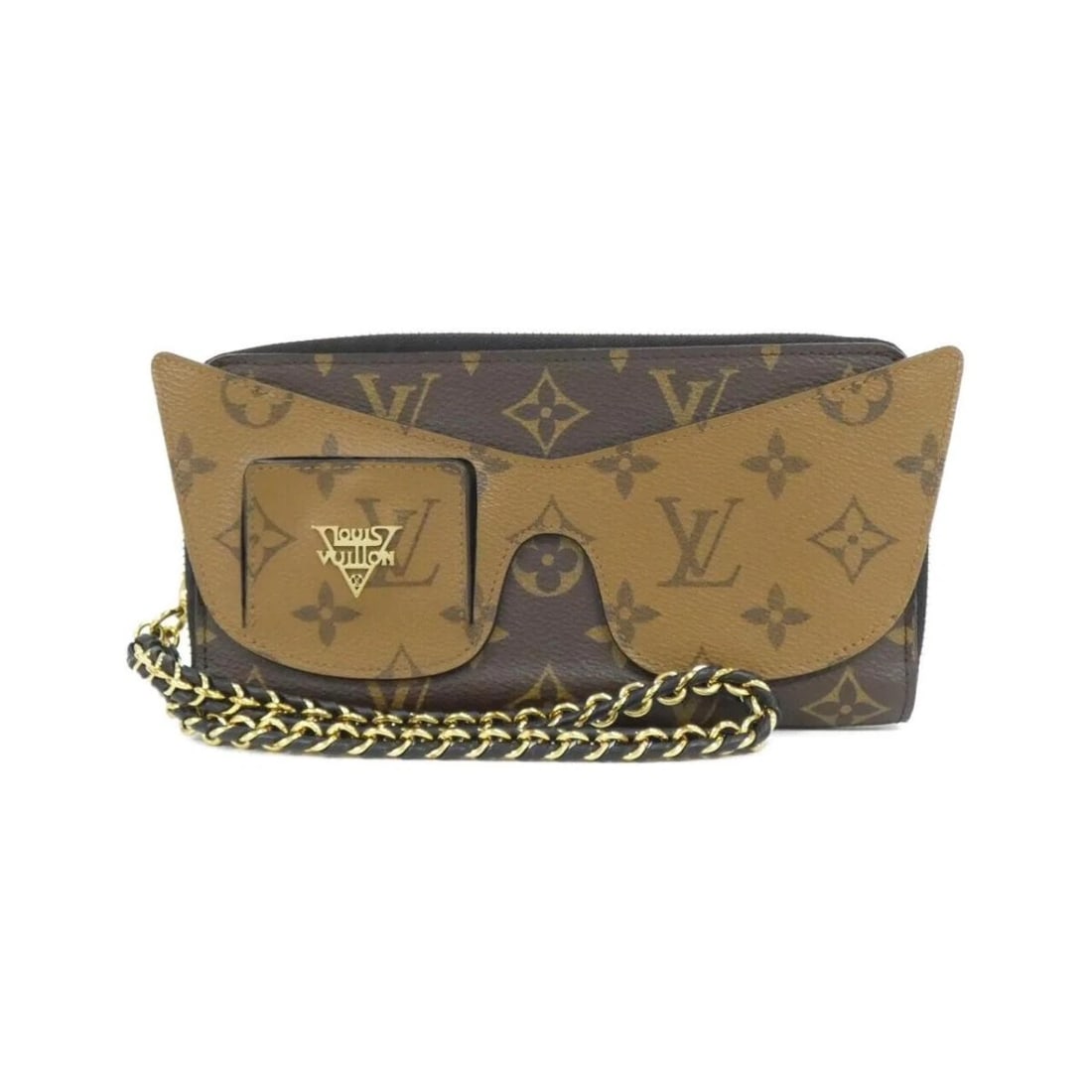 LOUIS VUITTON MONOGRAM REVERSE ZIPPY WALLET: Louis Vuitton Monogram Reverse Zippy Wallet Brand: Louis Vuitton Type/Style: Wallet Material: Coated Canvas Color: MARRON (Brown) / GOLD (Gold Tone Hardware) Size: Approximately 19cm (W) x 10cm (H) x 