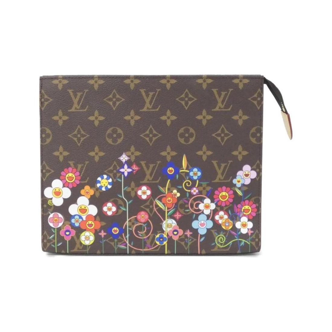 LOUIS VUITTON MONOGRAM LV TM TYLER TOILETRY POUCH CLUTCH BAG: Louis Vuitton Monogram LV TM Tyler Toiletry Pouch Clutch Bag Brand: Louis Vuitton Type/Style: Clutch Material: Coated Canvas Color: MARRON (Brown) / GOLD hardware Size: 25cm x 20cm x 5cm (Width x Heig
