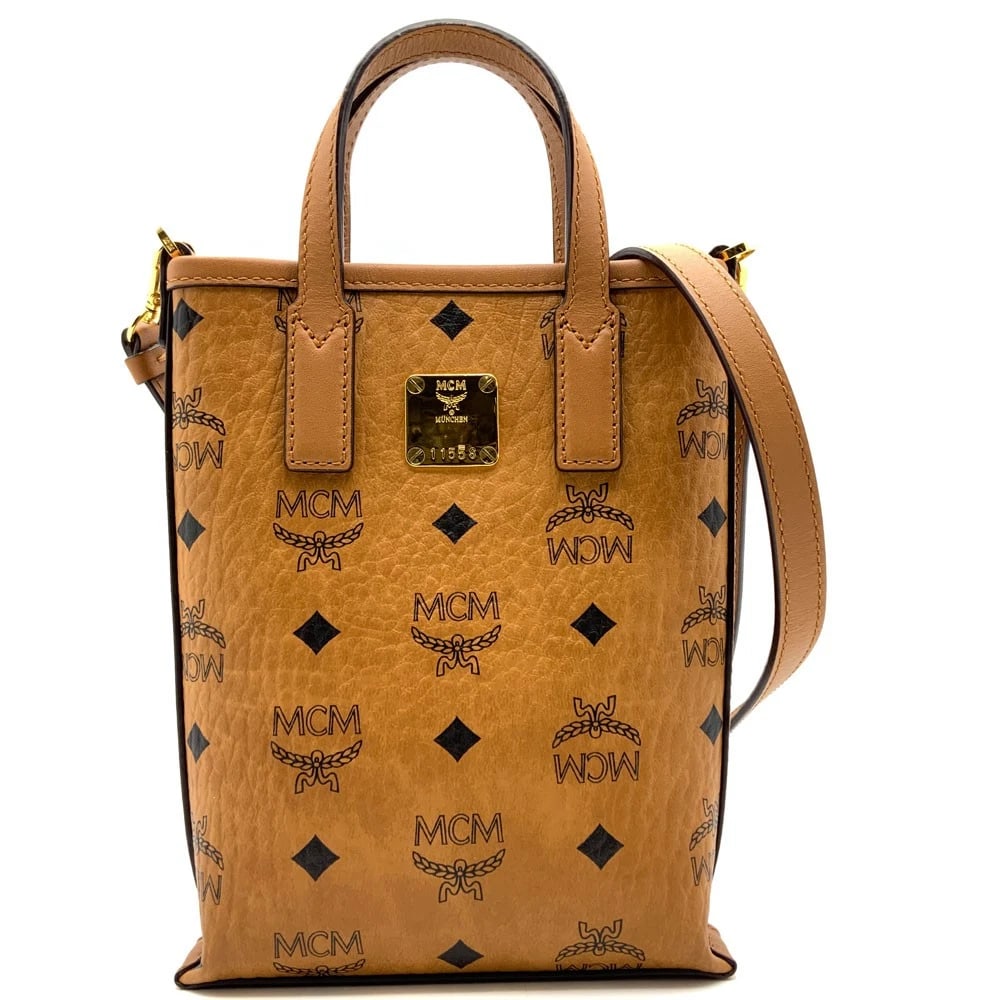 MCM CROSSBODY BAG SHOULDER BAG VISETOS MINI BROWN (1 of 4)